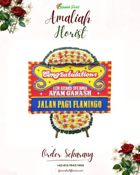 Sewa Papan Bunga Tanduk